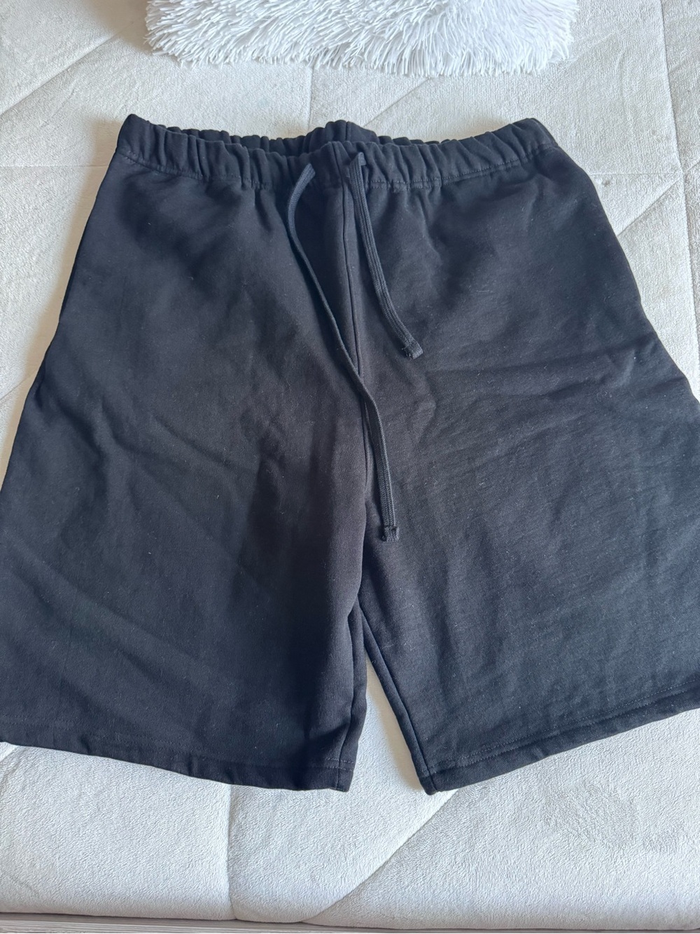 MNML Black Athletic Drawstring Shorts